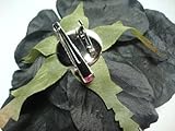 IMAGE OF ~Large Black Rose Flower Hair Clip and Pin, Brand New.