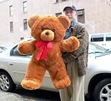 LARGE 36 BIG SOFT HIGH QUALITY TEDDY BEAR - COLOR: BROWN