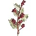 Factory Direct Craft Group of 12 Preciously Petite Sparkling Holly Pieces for Holiday and Home Decor