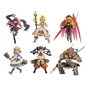  Etrian Odyssey III: The Drowned City Collection Figure 6 pieces (60-70 mm PVC figure set) [JAPAN]