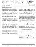 Product details for Oregon Crop Weather