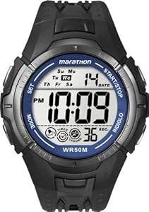 Timex Unisex T5K35970 Marathon Full-size Digital Chronograph Blue