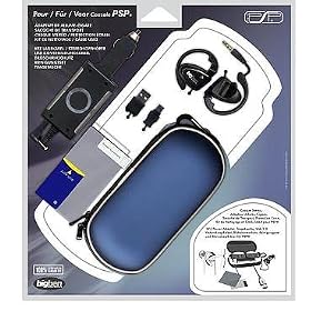 Ensemble pochette de transport + adaptateur allume-cigare + protection �cran + casque st�r�o + kit nettoyage + c�ble USB 2