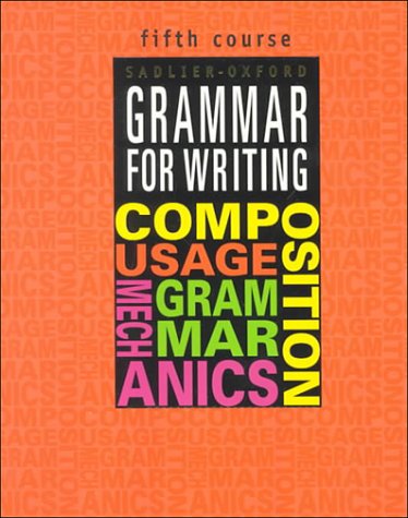 Grammar For Writing, 5th Course (grammar For Writing Ser. 2)