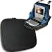 CASE COMBO! In-Car 7-9 Portable DVD Player Case * Attaches to Rear or Front Seat, Easily Converts to Carrying Bag, Multiple Accessory compartments - - Built-in double headphone Jack & Protective Air Mesh Cover for 7 - 9 Inch DVD Players