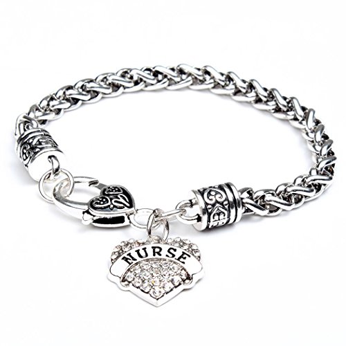 Godyce Heart Bracelet Blessed,Gymnastics,Mimi, Nurse, Mom, Hope - Crystal Jewelry with Gift Box