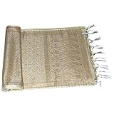 Gift Idea - Neck Scarf Men Accessory Silk Muffler 10 inches x 72 inches (smf015)