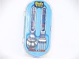 Bob the Builder - Dinnerware - Blue and White Stainless Steel Spoon & Fork Set