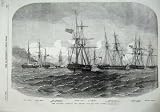 1855 GEYSER FARO SHIPS FREDEN ARION SCHOONER BRIG DANIA