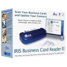 IRIS Business Card Reader II for Macintosh (USOA180)