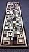 Modern Rug Runner 32 Inch X10 Feet Brown Design # 125