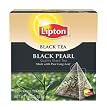 Lipton Black Tea, Black Pearl Pure Long Leaf, Premium Pyramid Tea Bags, 20-Count Boxes (Pack of 6)