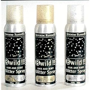 Hair And Body Glitter Spray In Duo... Gold And Silver