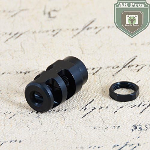.308 5/8x24 Thread Micro Muzle Brake with Jam Nut
