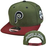 MLB American Needle Blockhead Earthtone Snapback Cap Hat Philadelphia Phillies