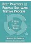 Best Practices for the Formal Software Testing Process: A Menu of Testing Tasks