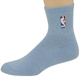 NBA Light Blue Logoman Tall 10-13 Socks