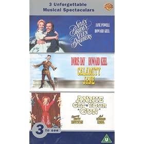 Musicals Pack: Seven Brides For Seven Brothers, Calamity Jane, Annie Get Your Gun [VHS] [1954]