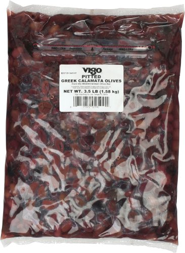 Vigo Pitted Kalamata Olives, 3.5 lb by Vigo