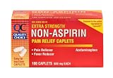 Quality Choice Extra Strength Non-aspirin Pain Relief 500mg. Caplets 100 Count,  Boxes (Pack of 6)