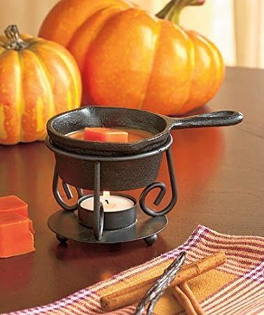 Cast Iron Skillet Wax Tart Warmer-use Tea Light Candles