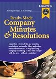 Ready Made Company Minutes and Resolutions