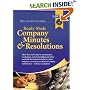 Ready Made Company Minutes and Resolutions