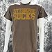 Pittsburgh Sucks on a Brown Short Sleeve T Shirt