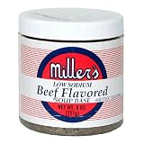 Miller's Low-Sodium Beef Flavored Base, 8-Ounce Jars (Pack of 6)