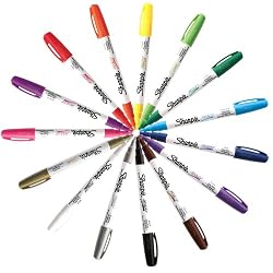 Sharpie Paint Marker Fine Point Oil Based All 15 Color Set