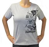 Dale Earnhardt Womens All Her Cylinders Grey T-Shirt