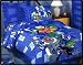 New Teen Titans Twin Bed Set with Sheet and Pillowcase