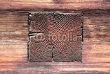 IMAGE OF Wallmonkeys Peel and Stick Wall Decals - Holzkonstruktion - 48