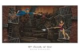 15Th Floor Of Joy - Artist: David Garibaldi - Art Print Poster Size: 36.00 by 24.00 inches