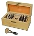 18 Piece Stone Setting Prong Pushing Punch Concave Burnisher Set Jewelry Making Kit Tool