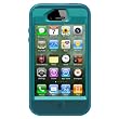 Otterbox Defender Series Hybrid Case & Holster for iPhone 4 & 4S  - Retail Packaging - Light Teal/Deep Teal