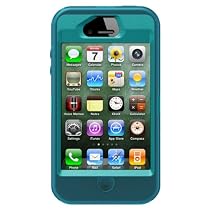 Otterbox Defender Series Hybrid Case & Holster for iPhone 4 & 4S  - Retail Packaging - Light Teal/Deep Teal