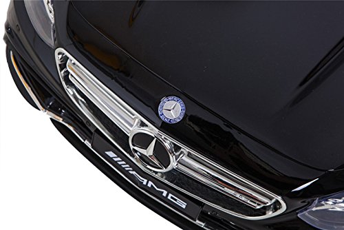 Mercedes-Benz S63 AMG Cabriolet Ride-On 12V Elektro Kinderauto Kinderfahrzeug Kinder Elektroauto (Schwarz) - 6