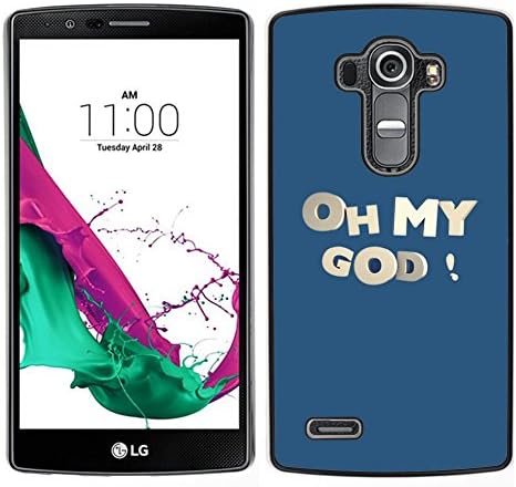 Rubber Case Hard Shell Cover Protective Accessory BY RAYDREAMMM - LG G4 - Oh My God