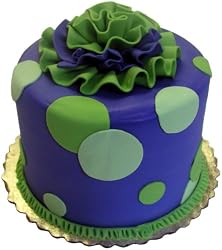 Elegant Cheese Cakes, Spots and Dots, Triple Chocolate Cheesecake, 72-Ounce Cake