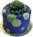 Elegant Cheese Cakes Spots and Dots, Triple Chocolate Cheesecake, 72-Ounce Box