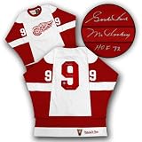 GORDIE HOWE Detroit Red Wings SIGNED Mitchell & Ness Jersey