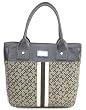 Tommy Hilfiger Small Tommy Tote in Brown, Ivory (TH Handbags) Tommy Hilfiger Small Tommy Tote in Brown, Ivory (TH Handbags)