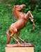 Wood statuette, 'Rearing Horse'