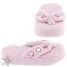 Light Pink Jeweled Thong Slippers for Girls