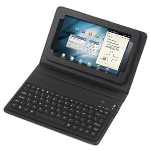 Wireless Bluetooth Keyboard + Leather Case Stand for Samsung Galaxy Tab 7 Wireless Bluetooth Keyboard + Leather Case Stand for Samsung Galaxy Tab 7