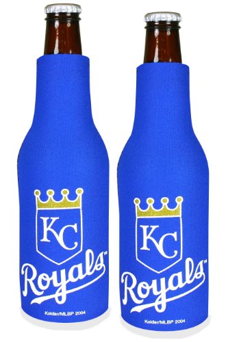 Kansas City Royals Beer Bottle Koozie | Royals Neoprene Bottle Suit with Zipper - Set of 2