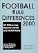 Books : Football Rule Differences 2000