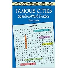 Famous Cities Search-a-Word Puzzles