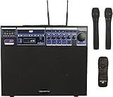 IMAGE OF VocoPro DVD-SOUNDMAN 80W Multi-Format 4 Channel Portable Sound System with 2 Channel Wireless Mic Module